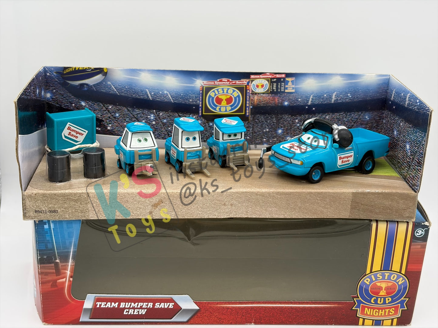 RARE DISNEY PIXAR CARS BY MATTEL, TEAM CREW BUMPER SAVE - BNIP - READ DESCRIPTION!!!!!