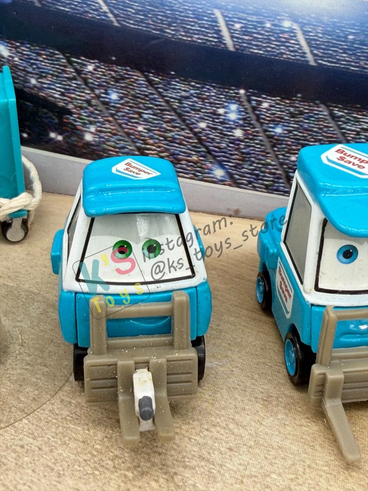 RARE DISNEY PIXAR CARS BY MATTEL, TEAM CREW BUMPER SAVE - BNIP - READ DESCRIPTION!!!!!