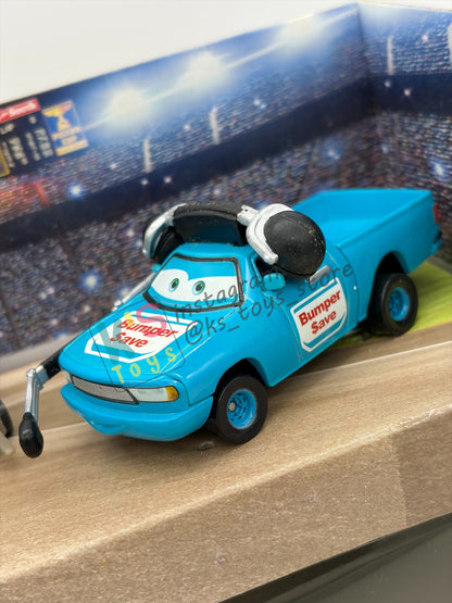 RARE DISNEY PIXAR CARS BY MATTEL, TEAM CREW BUMPER SAVE - BNIP - READ DESCRIPTION!!!!!