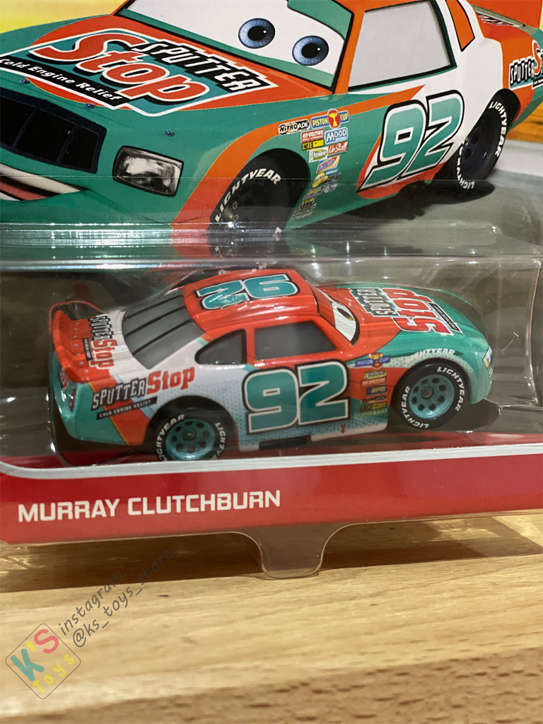 DISNEY PIXAR CARS BY MATTEL, “MURRY CLUCTHBURN" 2020 RE-RELEASED - BNIP