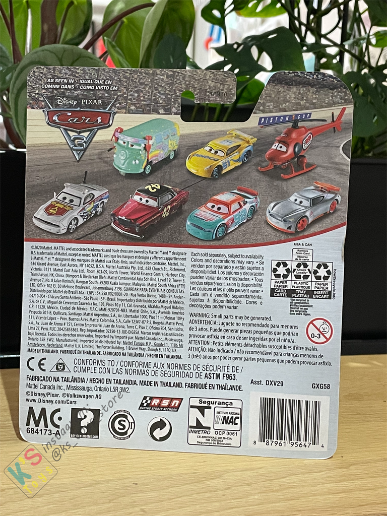 DISNEY PIXAR CARS BY MATTEL, “MURRY CLUCTHBURN" 2020 RE-RELEASED - BNIP