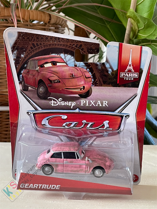 DISNEY PIXAR CARS "GEARTRUDE" PARIS TOUR SERIES - BNIP