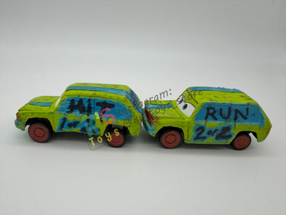 PRE-OWNED / LOOSE DISNEY PIXAR CARS BY MATTEL - "HIT AND RUN" THUNDER HOLLOWS SERIES - PLAYED IN GOOD CONDITION