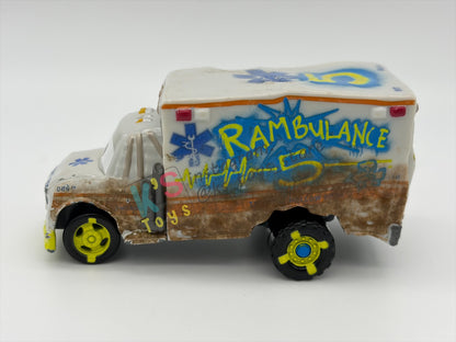 PRE-OWNED / LOOSE DISNEY PIXAR CARS - "DR DAMAGE" THUNDER HOLLOW SERIES - GOOD CONDITION - READ DESCRIPTION!!!!!!