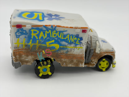 PRE-OWNED / LOOSE DISNEY PIXAR CARS - "DR DAMAGE" THUNDER HOLLOW SERIES - GOOD CONDITION - READ DESCRIPTION!!!!!!