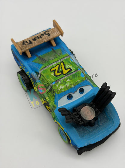 PRE-OWNED / LOOSE DISNEY PIXAR CARS - "SUPERFLY" THUNDER HOLLOW SERIES - GOOD CONDITION - READ DESCRIPTION!!!!!!