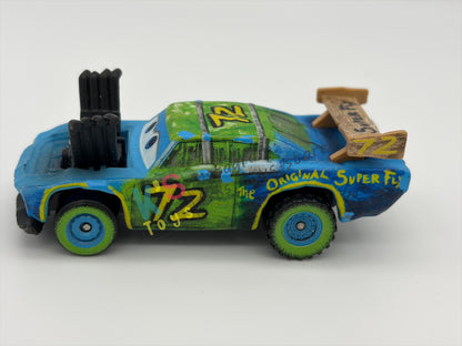 PRE-OWNED / LOOSE DISNEY PIXAR CARS - "SUPERFLY" THUNDER HOLLOW SERIES - GOOD CONDITION - READ DESCRIPTION!!!!!!