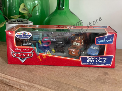 Gift Set Disney Pixar Cars 1:55 - 5-Pack Radiator Springs, Sheriff, Doc Hudson, Lizzie, Mater and Sally - BNIP