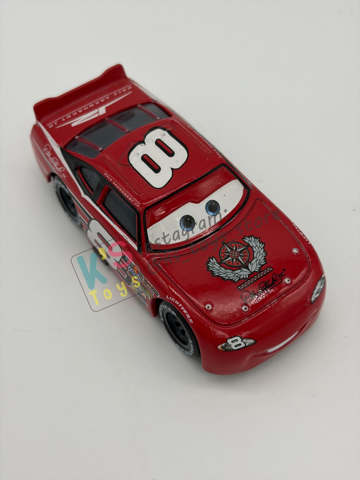 PRE-OWNED / LOOSE DISNEY PIXAR CARS - "DALE EARNHARDT JR" CARS SERIES - NEAR MINT CONDITION - READ DESCRIPTION!!!!