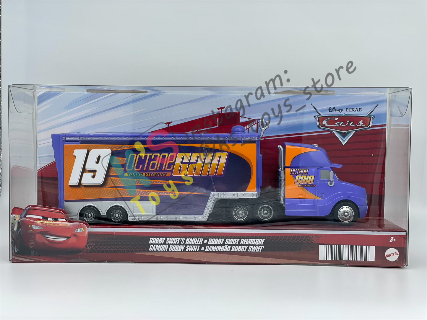 Hauler Disney Pixar Cars by Mattel, BOBBY SWIFT'S HAULER - CARS 3 - BNIP