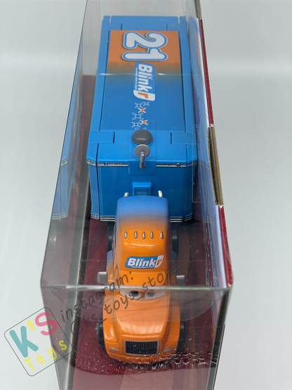 Hauler Disney Pixar Cars by Mattel, JUNE FASTER HAULER #21 BLINK - BNIP