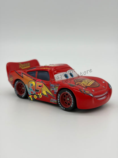 PRE-OWNED / LOOSE DISNEY PIXAR CARS - "TAR LIGHTNING MCQUEEN" CARS SERIES - NEAR MINT CONDITION - READ DESCRIPTION!!!!!!