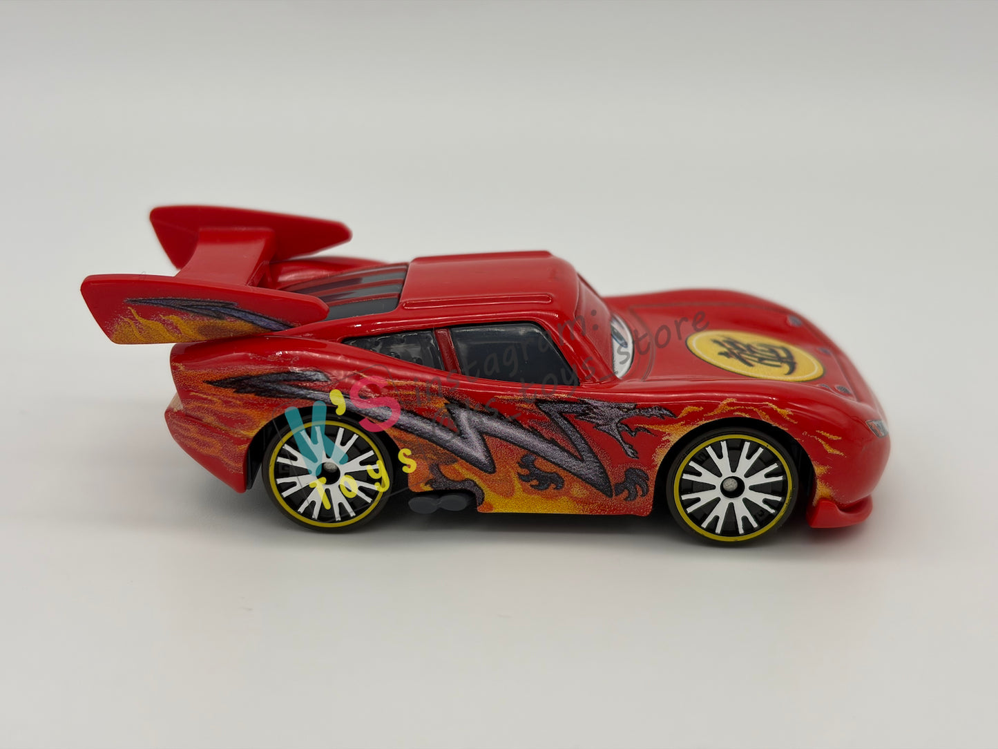 PRE-OWNED / LOOSE DISNEY PIXAR CARS - "DRAGON LIGHTNING MCQUEEN" -  CARS, TOKYO MATER SERIES - DISPLAYED CONDITION