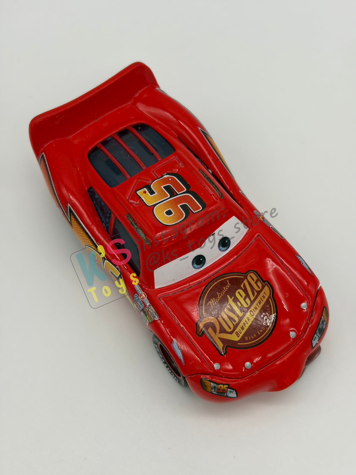 PRE-OWNED / LOOSE DISNEY PIXAR CARS - "TONGUE LIGHTNING MCQUEEN" CARS SERIES - NEAR MINT CONDITION - READ DESCRIPTION!!!!!!
