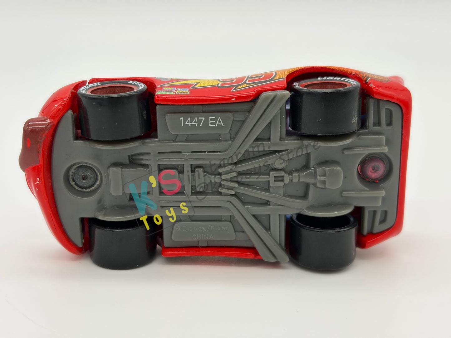 PRE-OWNED / LOOSE DISNEY PIXAR CARS - "TONGUE LIGHTNING MCQUEEN" CARS SERIES - NEAR MINT CONDITION - READ DESCRIPTION!!!!!!
