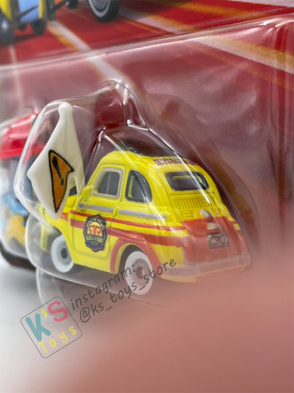 DISNEY PIXAR CARS BY MATTEL - "RACE AND RESCUE LUIGI & GUIDO" 2026 RE-RELEASE RACE & RESCUE SERIES - BNIP