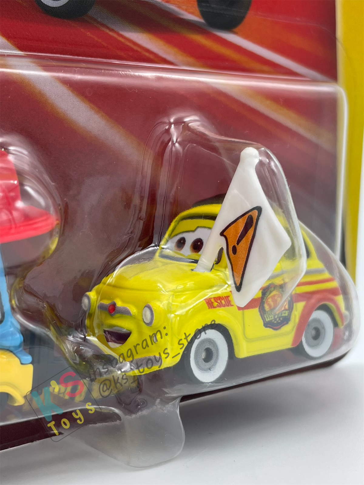 DISNEY PIXAR CARS BY MATTEL - "RACE AND RESCUE LUIGI & GUIDO" 2026 RE-RELEASE RACE & RESCUE SERIES - BNIP