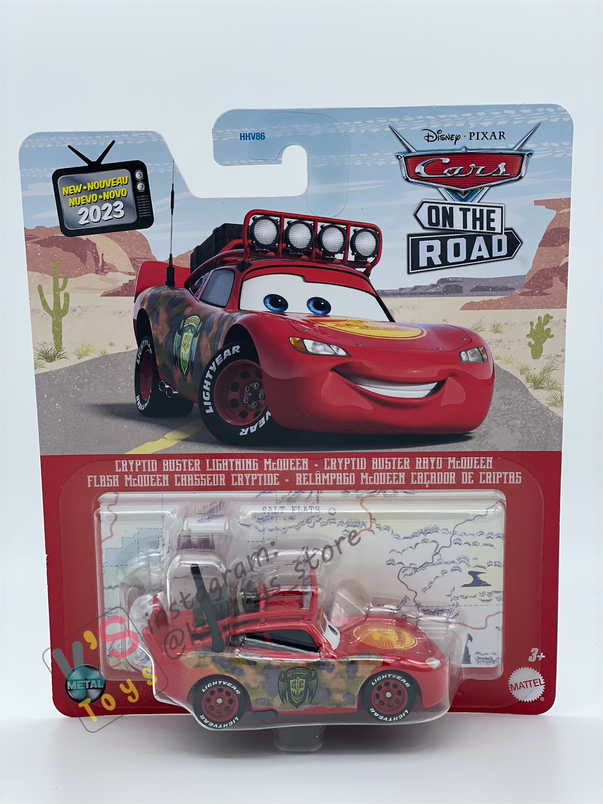 Disney Pixar Cars by MATTEL, CRYPTID BUSTER LIGHTNING MCQUEEN - 2023 NEW RELEASE - BNIP