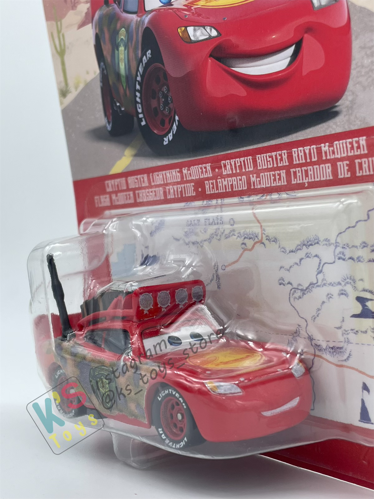 Disney Pixar Cars by MATTEL, CRYPTID BUSTER LIGHTNING MCQUEEN - 2023 NEW RELEASE - BNIP