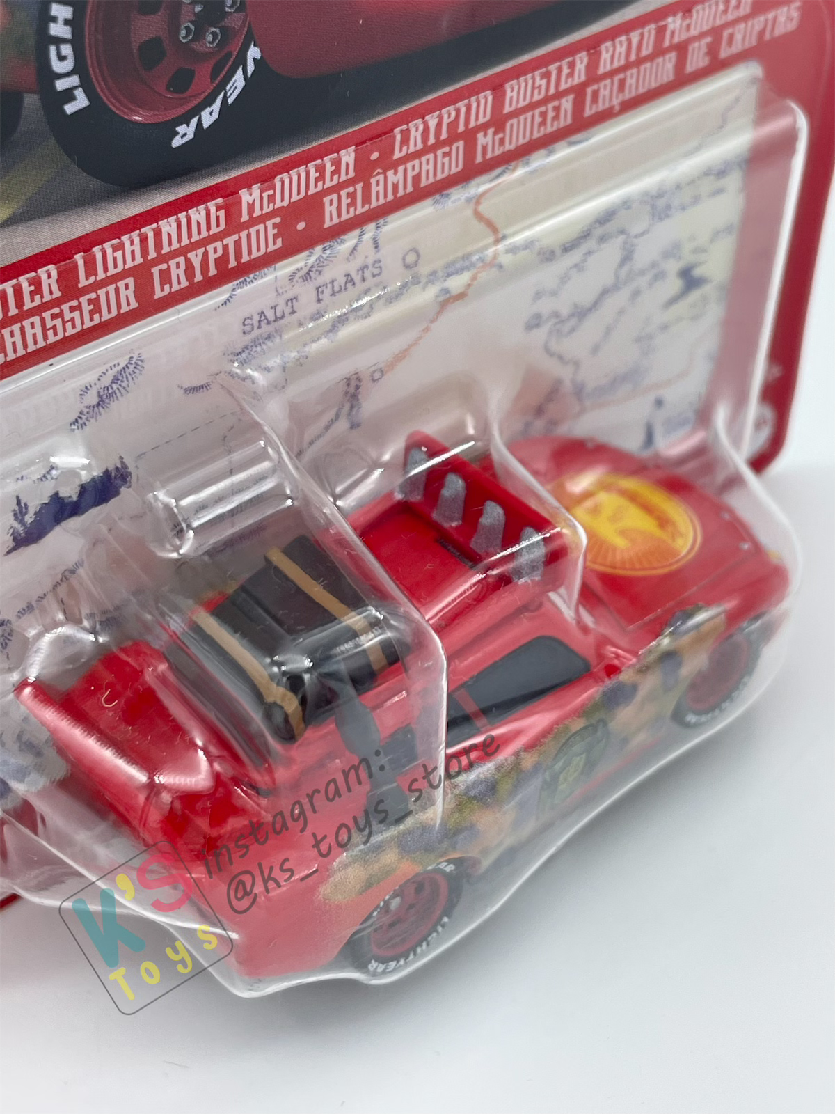 Disney Pixar Cars by MATTEL, CRYPTID BUSTER LIGHTNING MCQUEEN - 2023 NEW RELEASE - BNIP