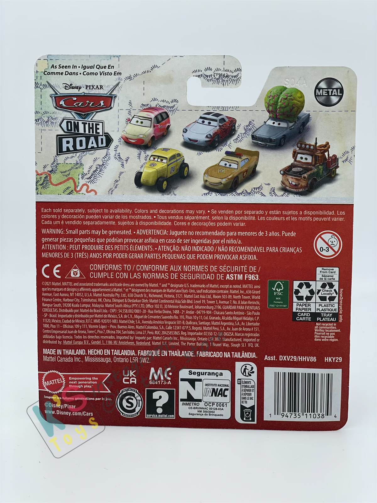 Disney Pixar Cars by MATTEL, CRYPTID BUSTER LIGHTNING MCQUEEN - 2023 NEW RELEASE - BNIP
