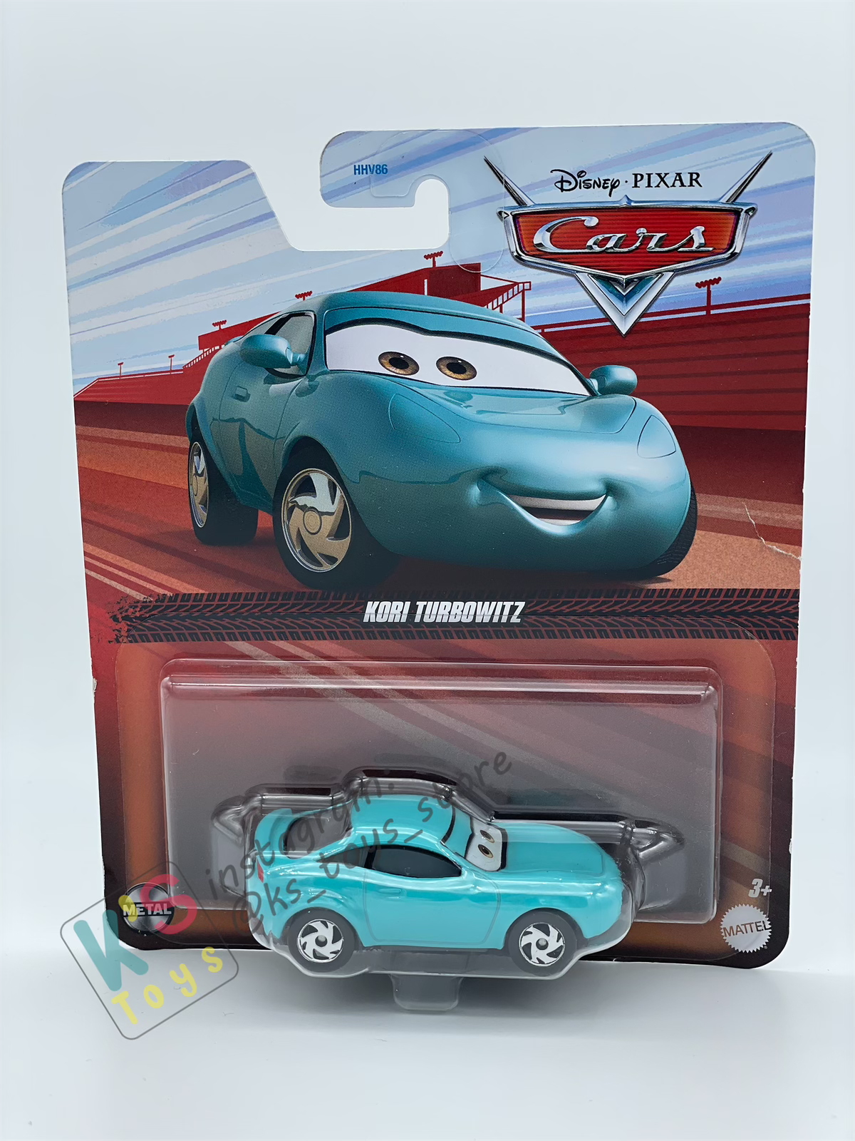 DISNEY PIXAR CARS BY MATTEL - "KORI TURBOWITZ" VARIANT 2024 RE-RELEASED - BNIP