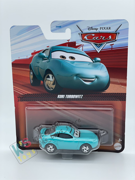 DISNEY PIXAR CARS BY MATTEL - "KORI TURBOWITZ" VARIANT 2024 RE-RELEASED - BNIP