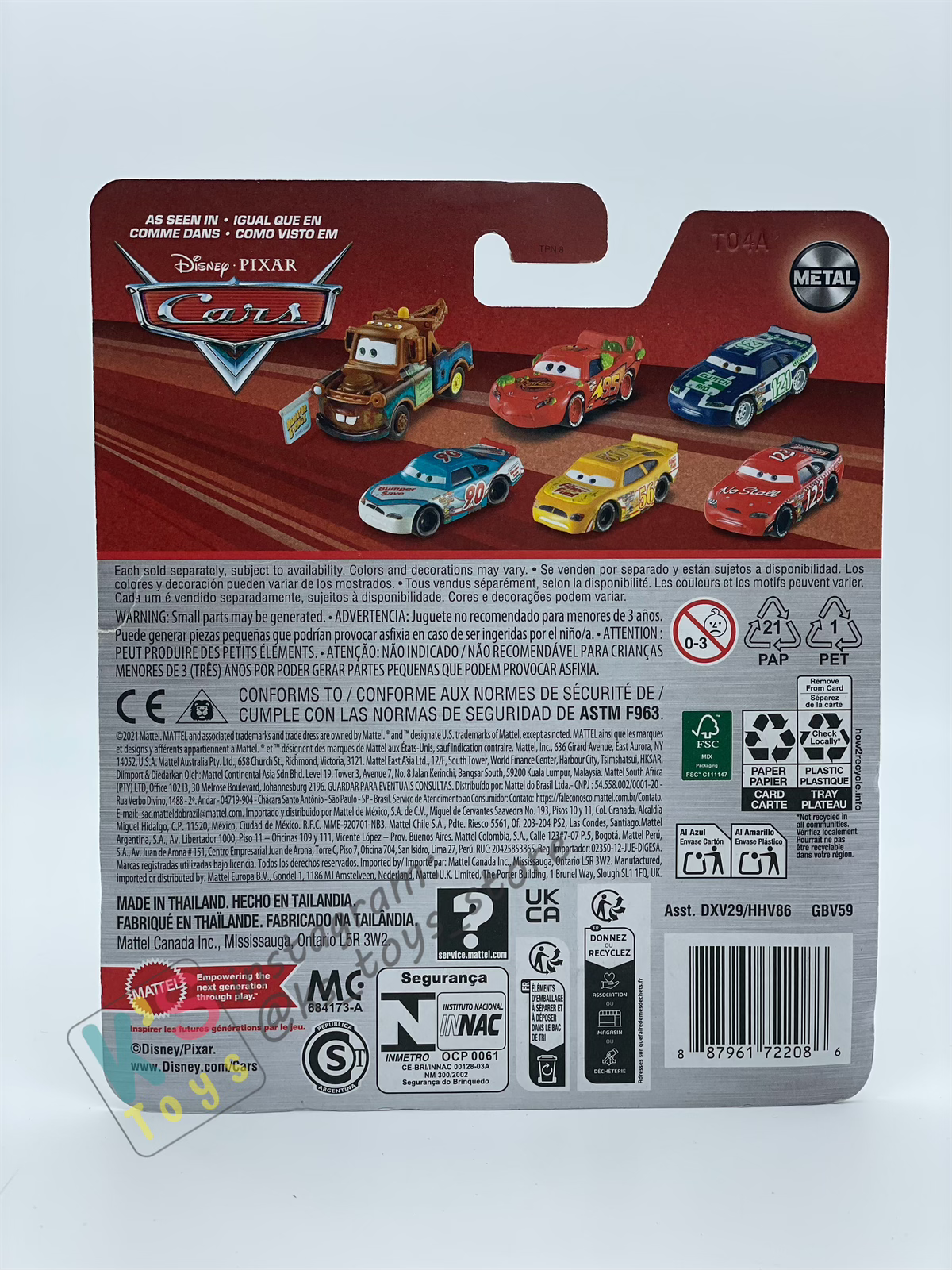DISNEY PIXAR CARS BY MATTEL - "KORI TURBOWITZ" VARIANT 2024 RE-RELEASED - BNIP