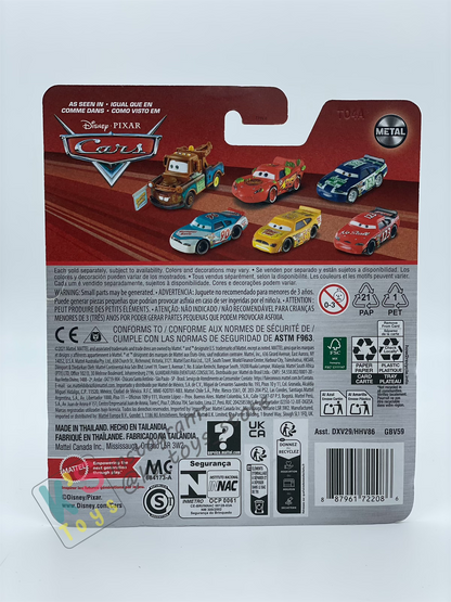DISNEY PIXAR CARS BY MATTEL - "KORI TURBOWITZ" VARIANT 2024 RE-RELEASED - BNIP