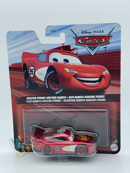 Disney Pixar Cars by MATTEL, RADIATOR SPRINGS LIGHTNING MCQUEEN (VARIANT) - 2024 RE-RELEASED - BNIP