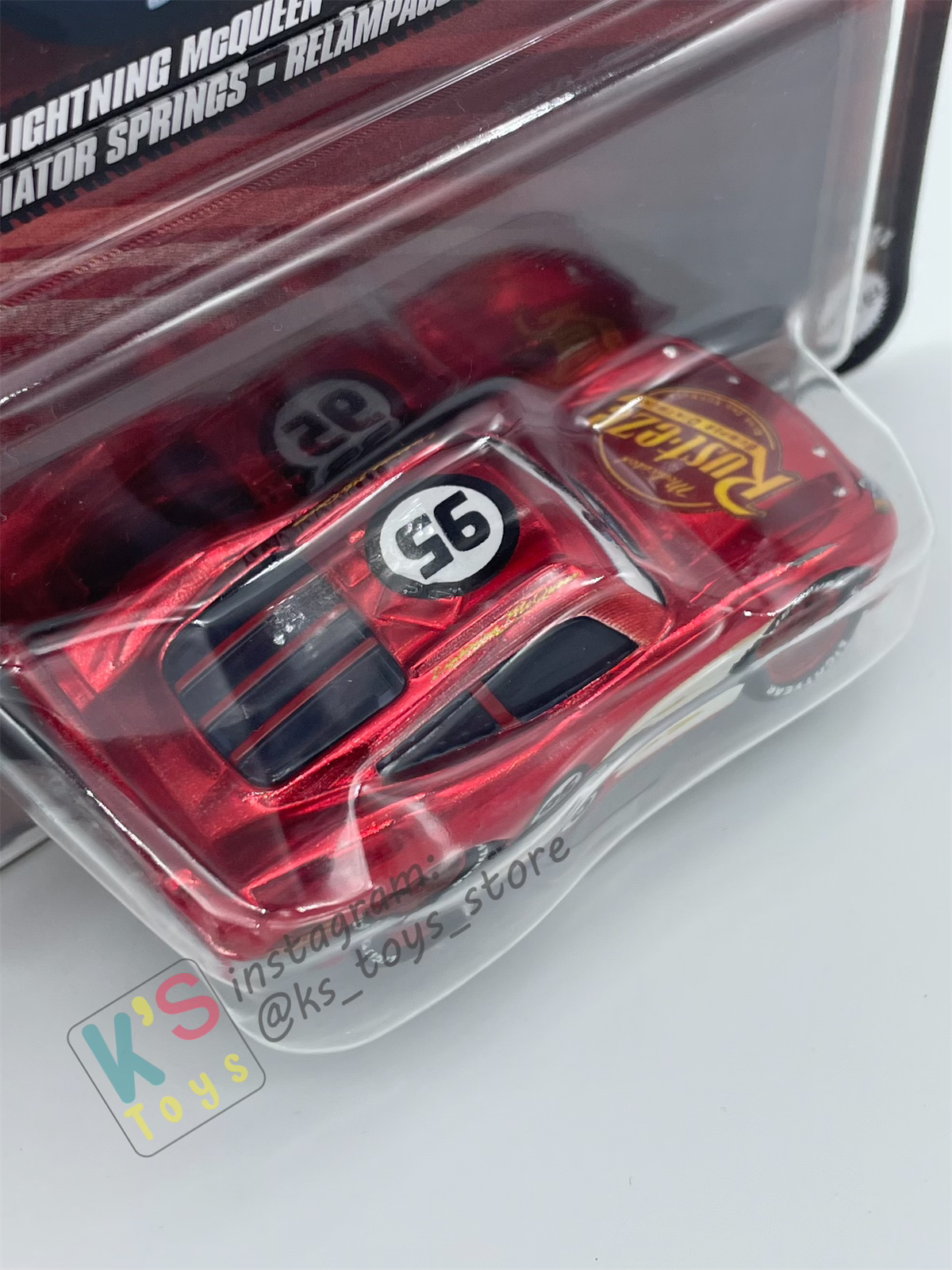 Disney Pixar Cars by MATTEL, RADIATOR SPRINGS LIGHTNING MCQUEEN (VARIANT) - 2024 RE-RELEASED - BNIP