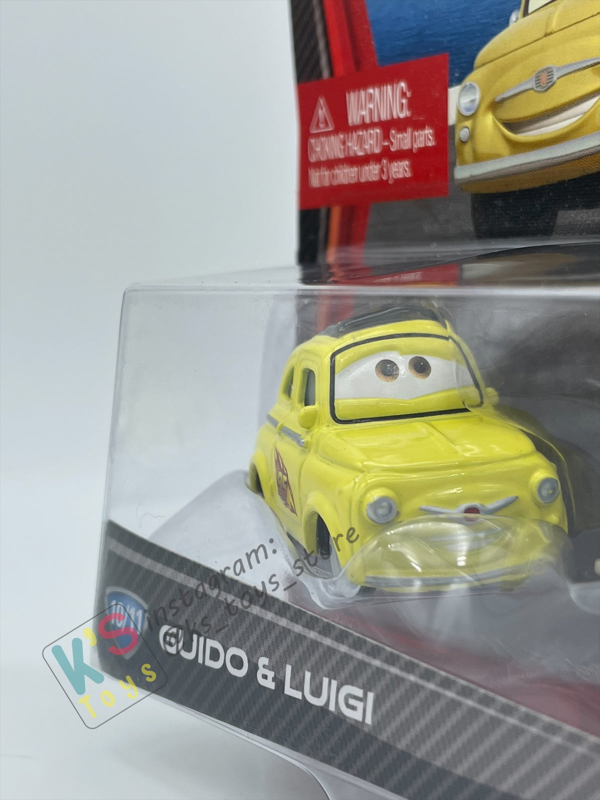 DISNEY PIXAR CARS BY MATTEL, RACE TEAM GUIDO & LUIGI - CARS 2 SERIES - BNIP