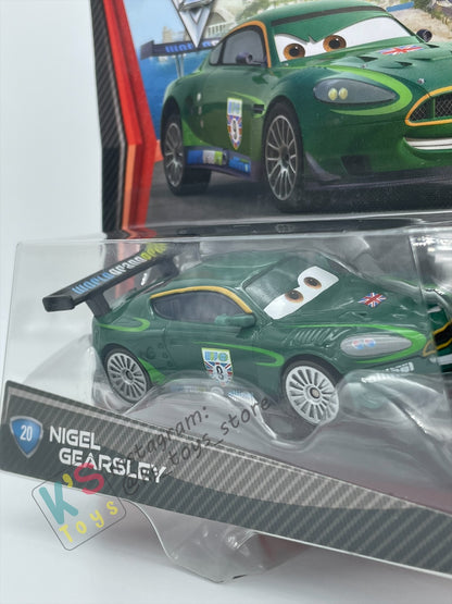 DISNEY PIXAR CARS BY MATTEL, NIGEL GEARSLEY - CARS 2 SERIES - BNIP