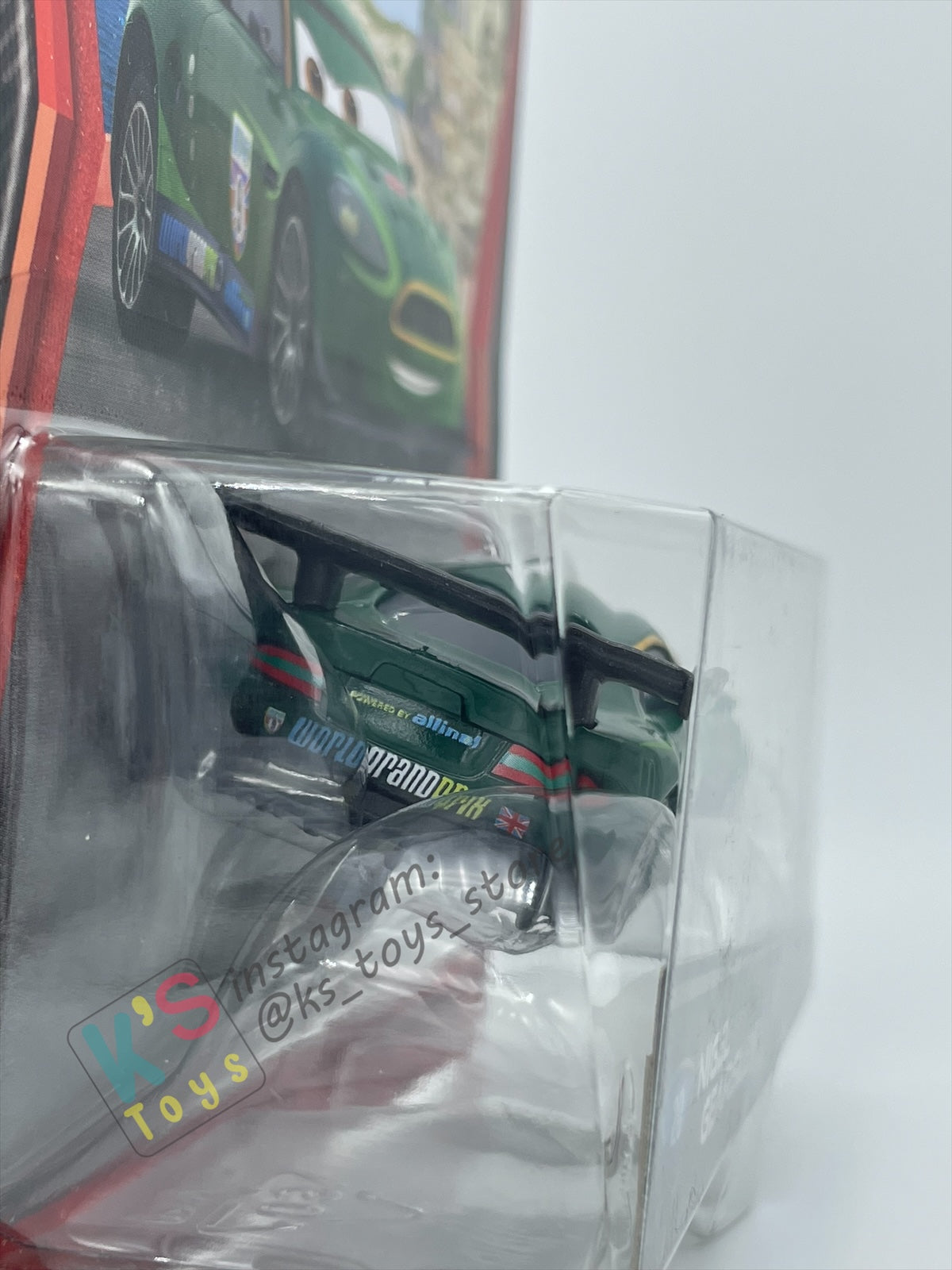 DISNEY PIXAR CARS BY MATTEL, NIGEL GEARSLEY - CARS 2 SERIES - BNIP