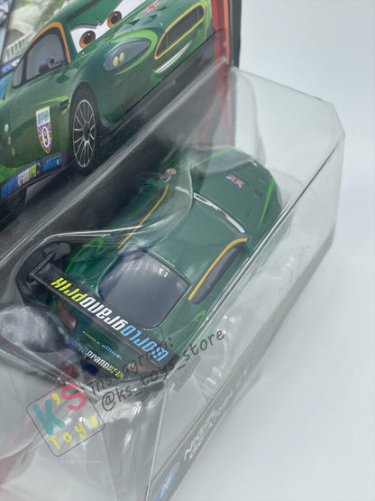 DISNEY PIXAR CARS BY MATTEL, NIGEL GEARSLEY - CARS 2 SERIES - BNIP