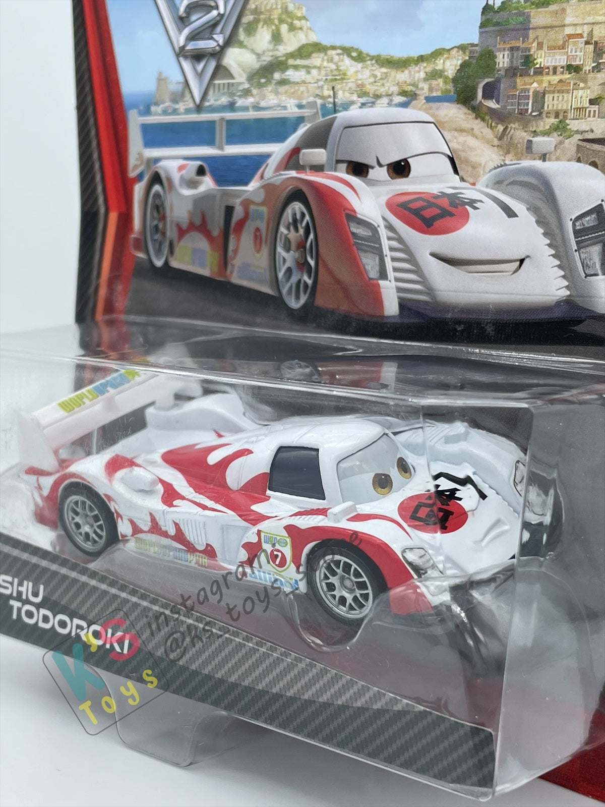 DISNEY PIXAR CARS BY MATTEL, SHU TODOROKI - CARS 2 SERIES - BNIP