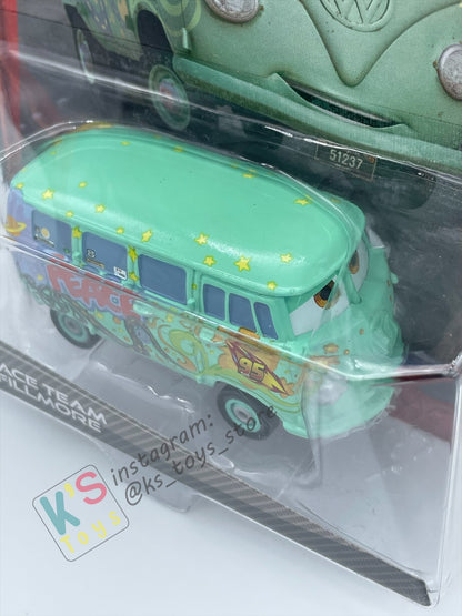 DISNEY PIXAR CARS BY MATTEL, "FILLMORE RACE TEAM" CARS 2 - BNIP