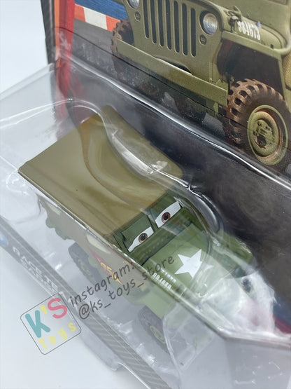DISNEY PIXAR CARS BY MATTEL, RACE TEAM SARGE - CARS 2 - BNIP