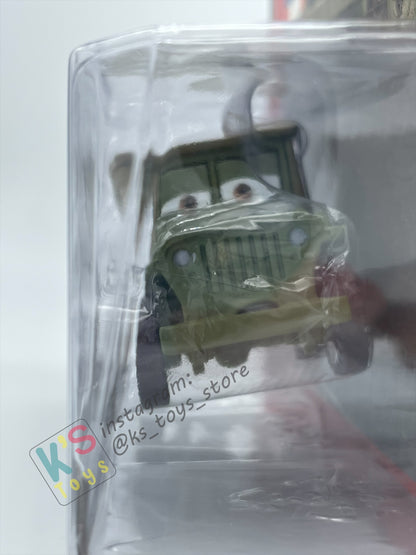 DISNEY PIXAR CARS BY MATTEL, RACE TEAM SARGE - CARS 2 - BNIP