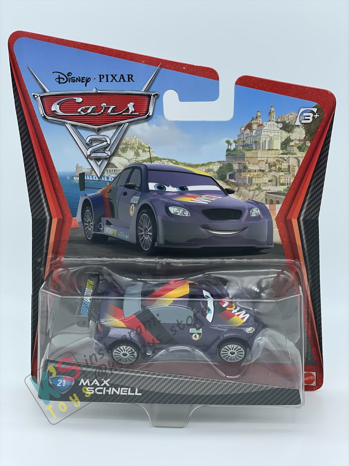 DISNEY PIXAR CARS BY MATTEL, CARS 2 MAX SCHNELL - BNIP