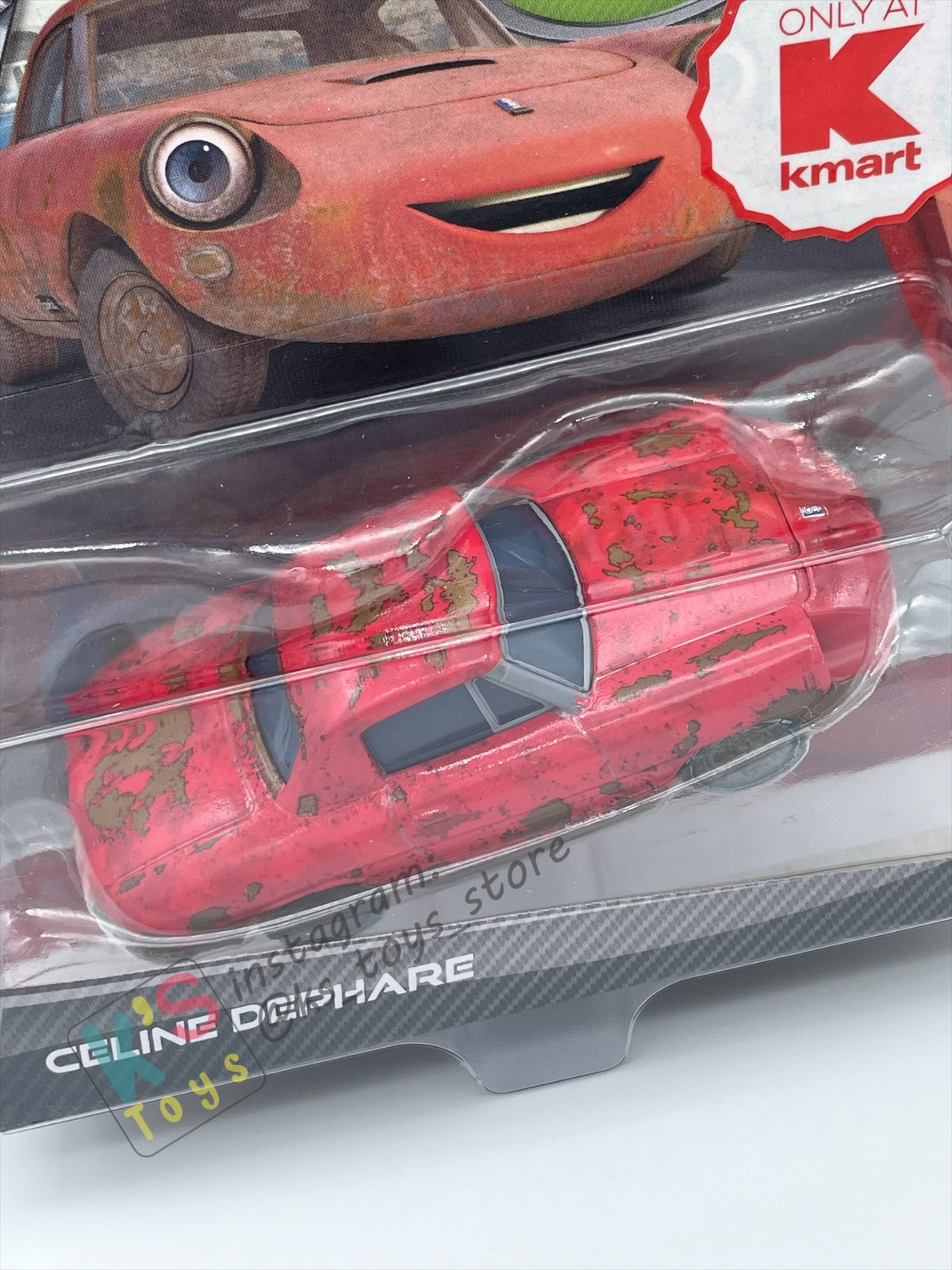 DISNEY PIXAR CARSBY MATTEL, "CELINE DEPHARE" CHASE CARS 2 SERIES KMART EXCLUSIVE - BNIP