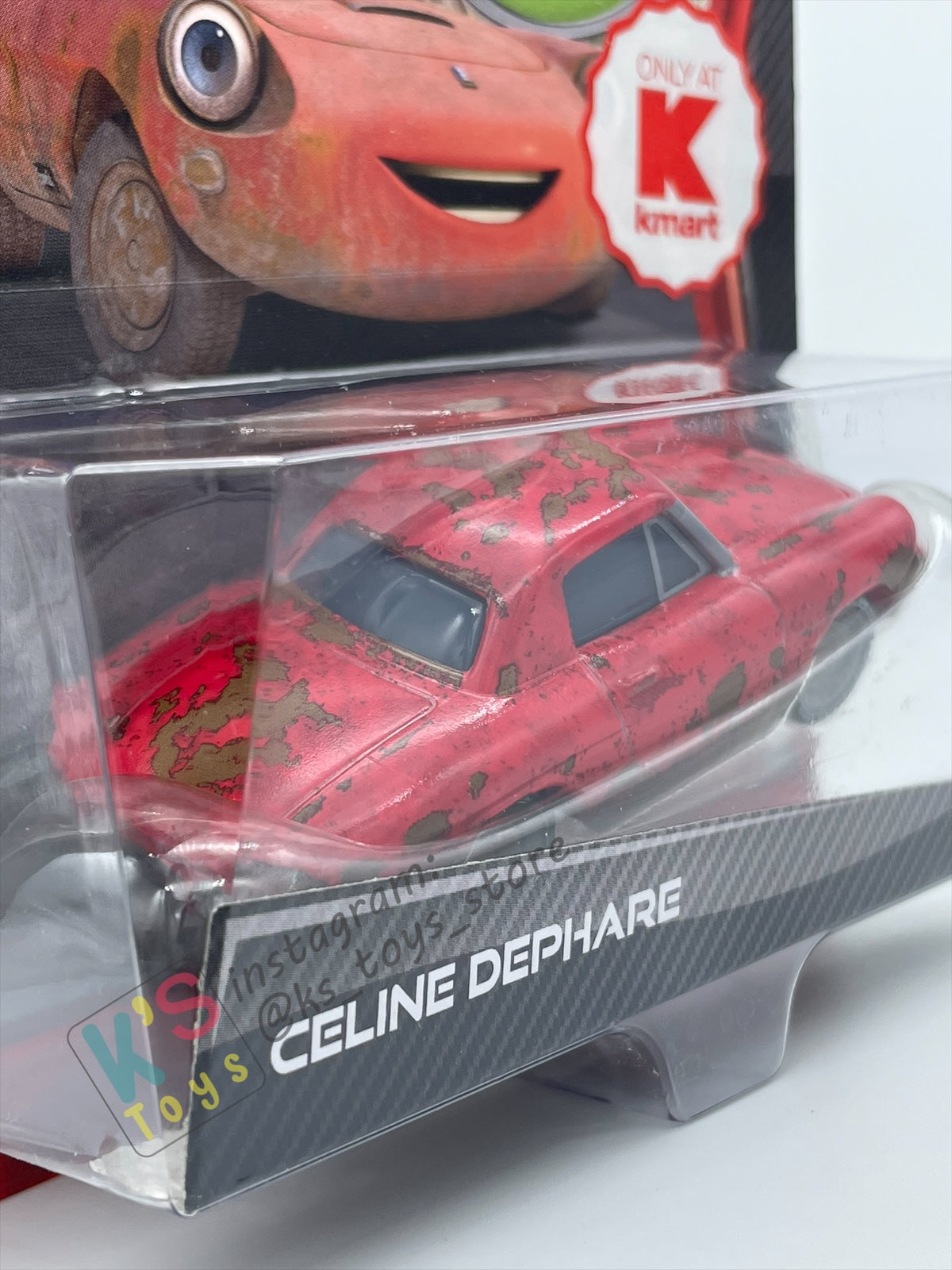 DISNEY PIXAR CARSBY MATTEL, "CELINE DEPHARE" CHASE CARS 2 SERIES KMART EXCLUSIVE - BNIP