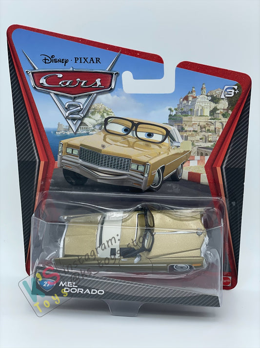 DISNEY PIXAR CARS BY MATTEL, "MEL DORADO #27" CARS 2 - BNIP
