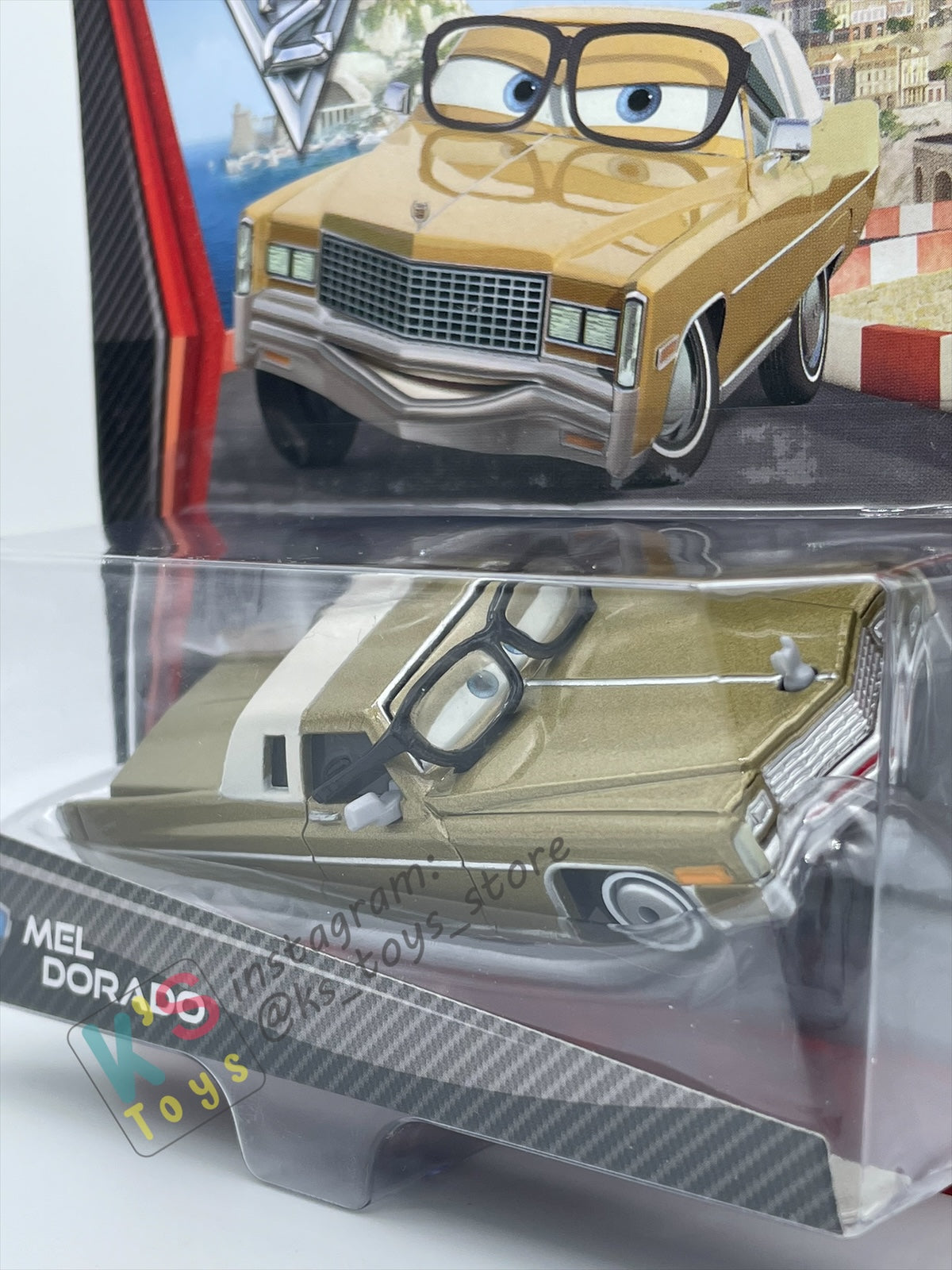 DISNEY PIXAR CARS BY MATTEL, "MEL DORADO #27" CARS 2 - BNIP