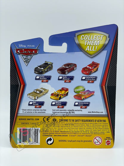 DISNEY PIXAR CARS 1:55 BY MATTEL, RADIATOR SPRINGS RAMONE - CARS 2 CHASE SERIES - BNIP