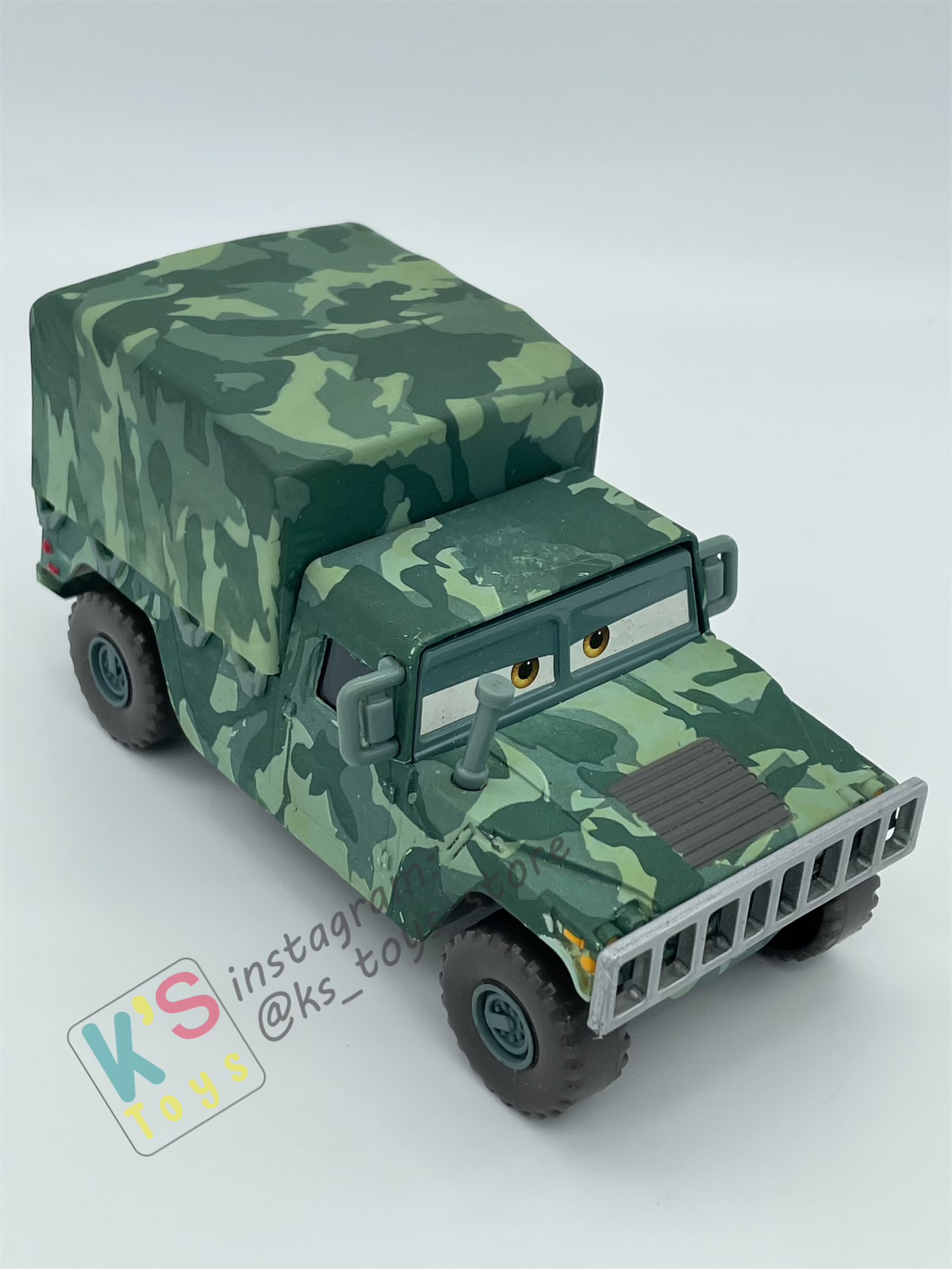 PRE-OWNED / LOOSE DISNEY PIXAR CARS "CORPORAL KIM" UNIDENTIFIED FLYING MATER SERIES - DISPLAYED CONDITION