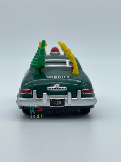 PRE-OWNED / LOOSE DISNEY PIXAR CARS "HOLIDAY SPIRIT GREEN SHERIFF" SNOW GLOBE - DISPLAYED CONDITION