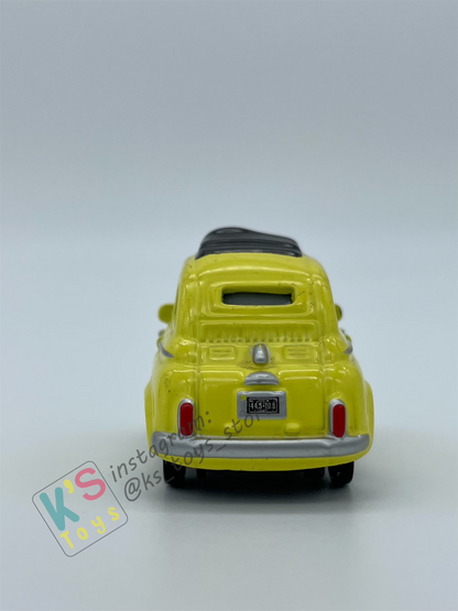 PRE-OWNED / LOOSE DISNEY PIXAR CARS - "RACE TEAM LUIGI AND WHEEL WELL GUIDO" PLAYED IN GOOD CONDITION