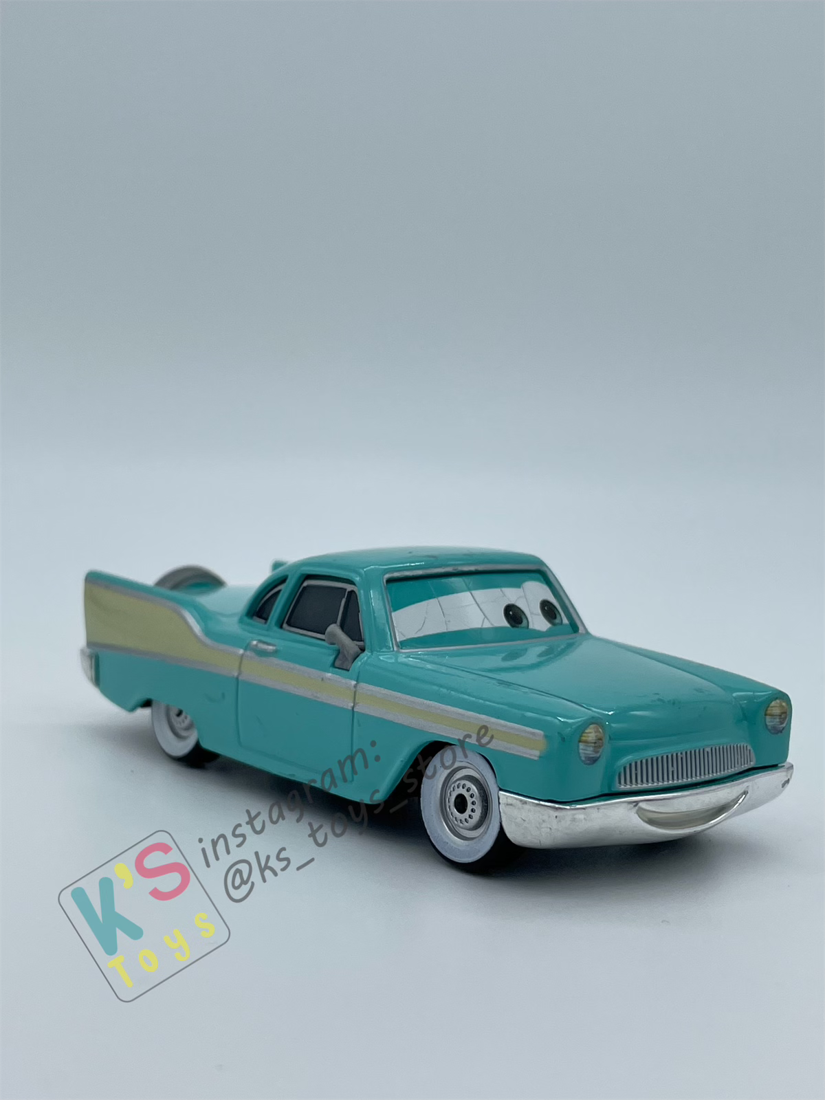PRE-OWNED / LOOSE DISNEY PIXAR CARS - "DEREK DECALS DOBBS" - FINAL LAP SERIES - PLAYED IN GOOD CONDITION