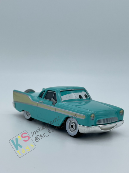PRE-OWNED / LOOSE DISNEY PIXAR CARS - "DEREK DECALS DOBBS" - FINAL LAP SERIES - PLAYED IN GOOD CONDITION